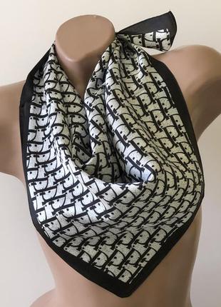 Хустка хустинка бандана на голову пов'язка на сумку на шию косинка платочек платок 12178