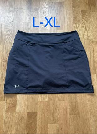 Жіноча тенісна спідниця under armour шорти nike skirt tennis для тенісу спорту бігу фітнесу спортивна бігова xxl ххл велика puma