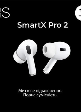 Бездротові bluetooth-навушники smartx pro premium вакуумні
