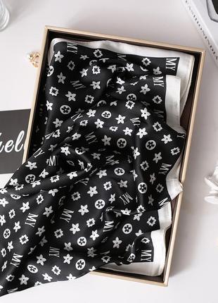 Хустка хустинка бандана на голову пов'язка на сумку на шию косинка платочек платок 12180