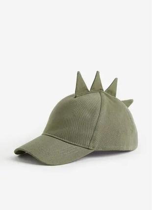 Кепка детская хаки динозавр h&m 8-11 лет