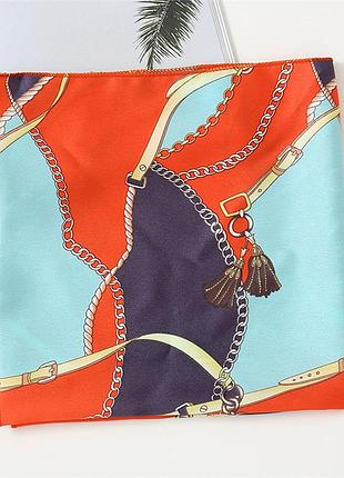 Хустка хустинка бандана на голову пов'язка на сумку на шию косинка платочек платок 12183