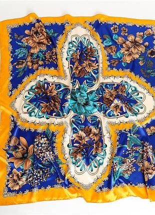 Хустка хустинка бандана на голову пов'язка на сумку на шию косинка платочек платок 12186