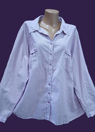 Сорочка батал 💯% хлопок