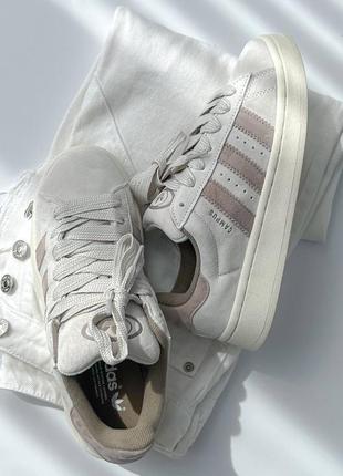Кроссовки кеды женские adidas campus grey замшевые