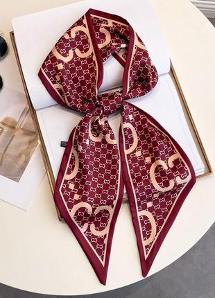 Хустинка-стрічка лента твіллі твилли шарфик бант галстук краватка 12181