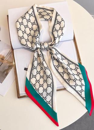 Хустинка-стрічка лента твіллі твилли шарфик бант галстук краватка 12182