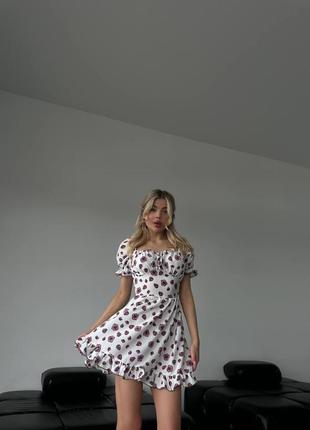 Платье мини платье короткое сарафан