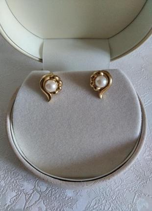 Клипсы серьги патент винтаж