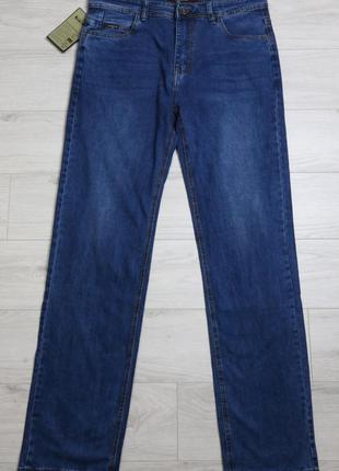 Джинсы мужские классические весна- лето средней плотности синие с ровным кроем .baron код-(5509) 32