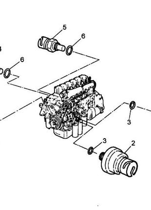 Датчик тиску масла renault 5010311242