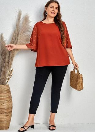 Шикарная блузка с пышными руками