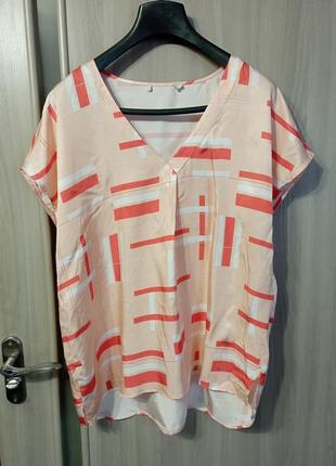 ❤️вискозная блуза футболка короткий рукав primark