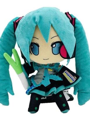 Хацуне міку 30 см м'яка іграшка вокалоїд hatsune miku плюш