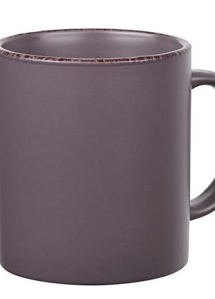Чашка ardesto lucca grey brown ar-2930-gmc 360 мл