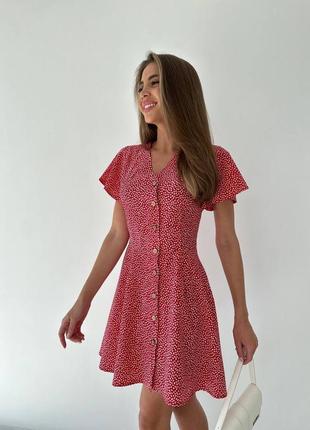 Сукня (плаття) жіноча коротка міні s-xl червоний