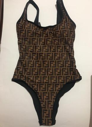 Купальник в стиле fendi