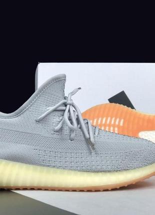 Чоловічі кросівки steely yeezy boost 350  сірі