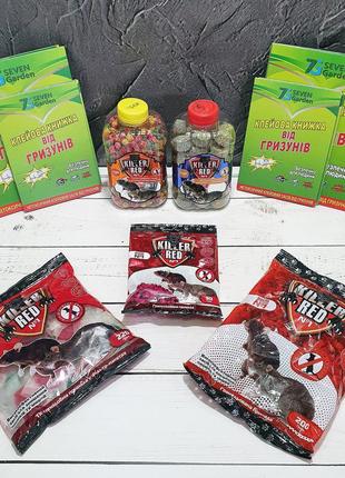 Red killer восковая гранула от крыс с мумифицирующим эффектом 90г (200)4 фото