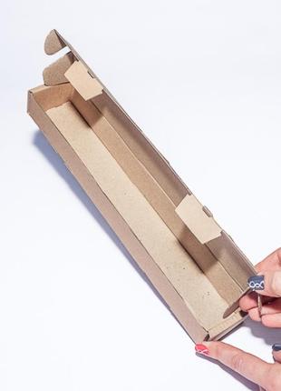 Коробка картонная 305 х 50 х 35 мм, самосборная