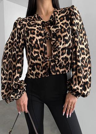 Блуза в трендовий принт🐆
