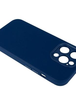 Чехол baseus liquid silica gel case glass 0.22 mm iphone 14 pro aryt001703 blue5 фото