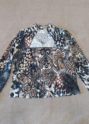Блуза с пайетками 54р