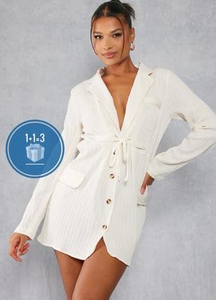 Новое! платье пиджак plt 16 (без пояса)