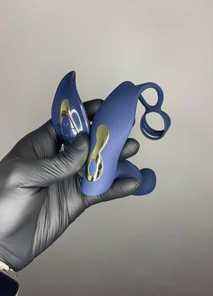 Вибро массажер простаты с эрекционным кольцом на пульте управления анальный стимулятор