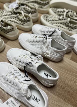 Стильні кеди zara на масивній підошві ❤️4 фото