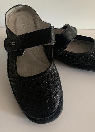 Кожаные сандалии без задника от k fashion
