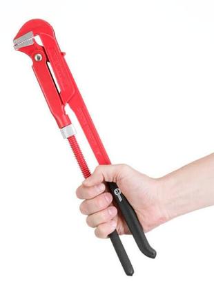 Ключ трубный 1,5", 90° intertool ht-0188