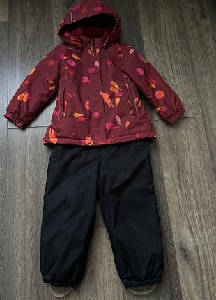 Зимовий комплект куртка+штани  reima 98+6 см