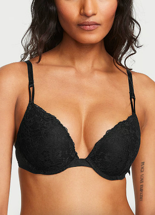 Бюстгальтер черный push up victoria ́s secret