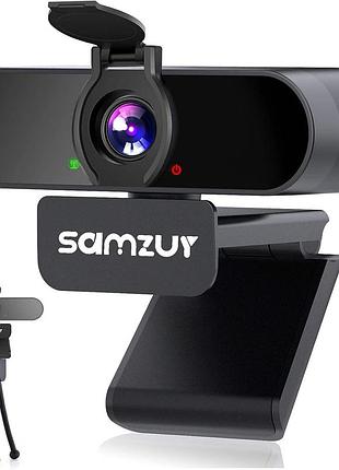 Веб-камера с микрофоном samzuy full hd 1080p