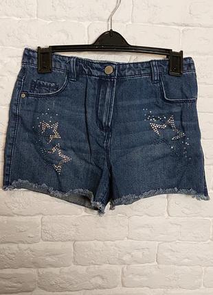 Фирменные джинсовые шорты 10-11 лет