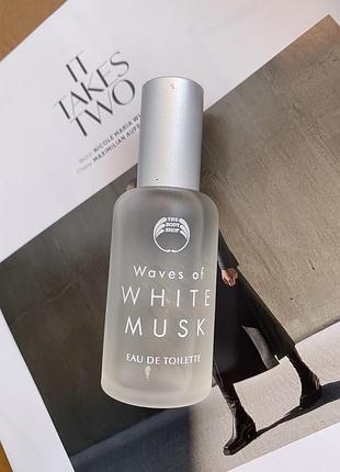 Винтажная очень редкая туалетная вода/ начало 00-х the body shop waves of white musk