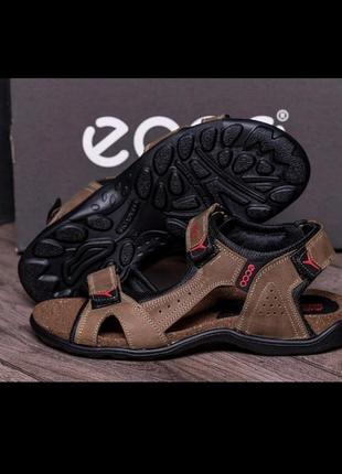 Сандалії чоловічі натуральна шкіра, удобные мужские кожаные сандалии ек