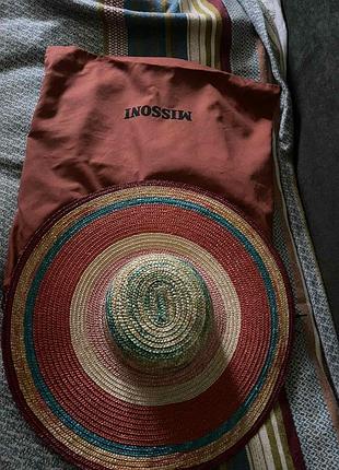 Солом'яний капелюх missoni mare3 фото