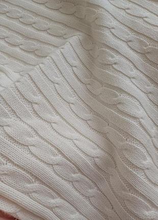 Очень теплый плед для новорожденного mari knit