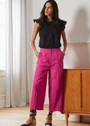 🌷новые широкие брюки батал брюки бермуды большого размера m&amp;s 20/3-4 xl