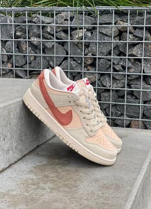 Женские кроссовки nike real sb dunk low terry swoosh 36-37-38-39-40