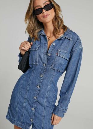 Джинсова сукня, сукня, міні сукня, сукня levi’s