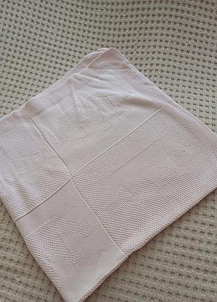 Плед  легкий для  новонародженої дівчини з  коронами  ninos alegres