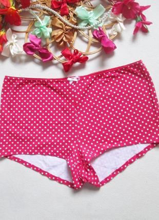 Шикарные хлопковые высокие трусики батал в горох bonprix 💖🌺💖