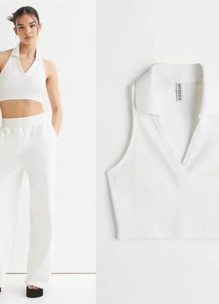 Топ поло майка футболка женская оригинал h&m