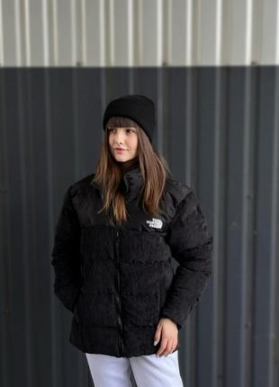 Зимний пуховик the north face black куртка зе норд фейс