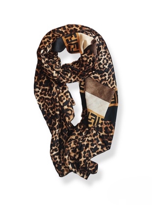 Шарф в леопардовий принт