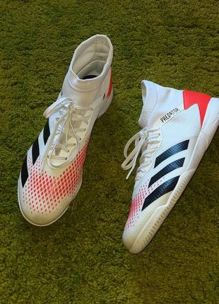 Футзалки adidas predator 20 бампы копочки nemeziz mercurial vapor футбольные бутсы сороконожки с носком