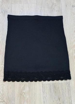 H&m спідниця з мереживом бавовна